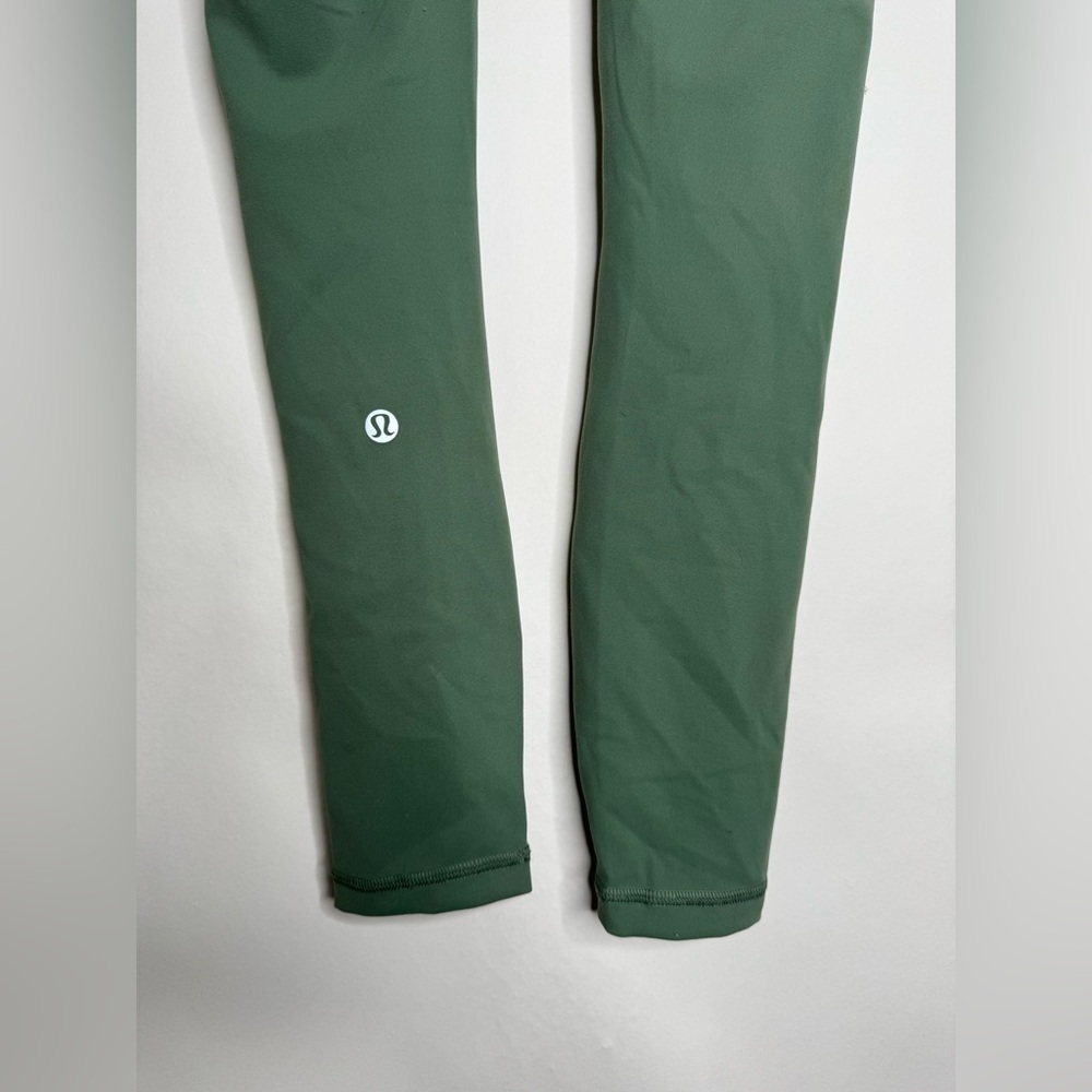 NWT Lululemon Wunder Train High-Rise Tight with Pockets 25" Grey Eucalyptus 0 - Picture 8 of 13